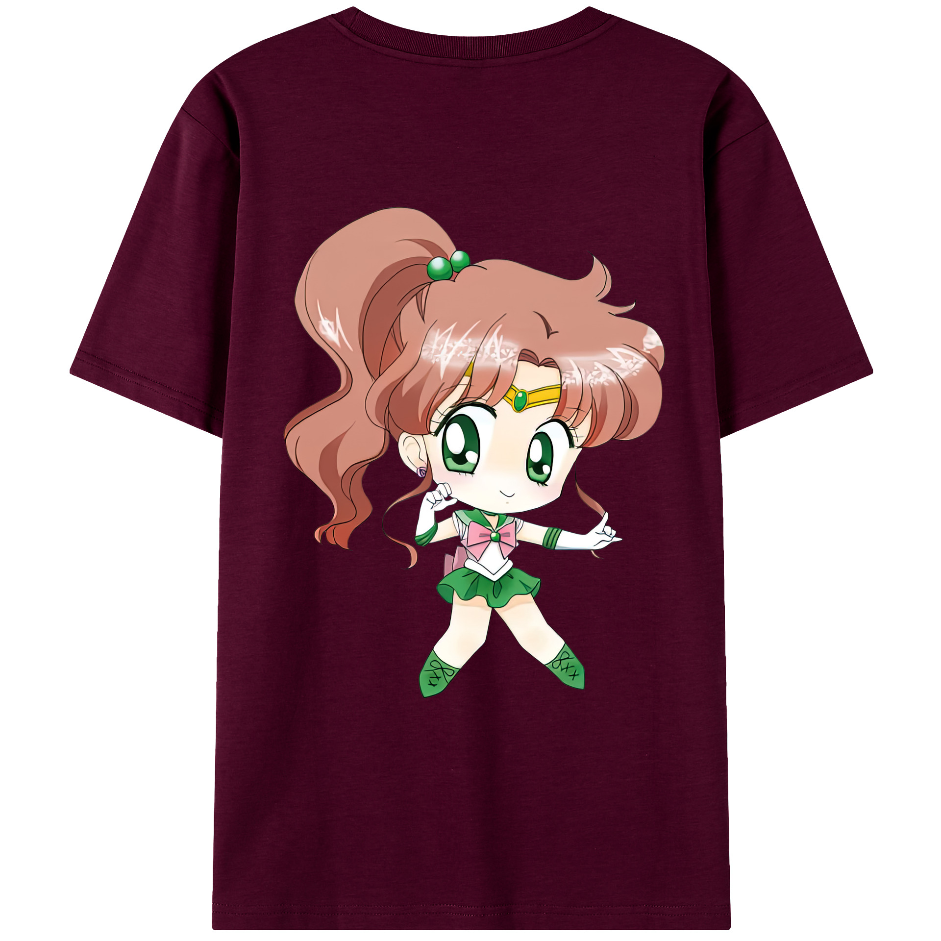 （画像用） 美少女戦士セーラームーン 木野 まこと きの まこと Sailor Moon Kino Makoto （セーラージュピター；Sailor Jupiter） レディース半袖Tシャツ(バックプリント)